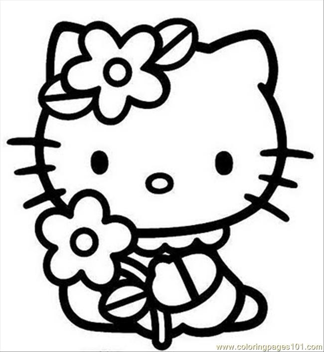 Hello Kitty Coloring Pages - printable - pages Ã  colorier - Ñ€Ð°ÑÐºÑ€Ð°ÑÐºÐ¸ - ØªÙ„ÙˆÙŠÙ† ØµÙØ­Ø§Øª - è‘—è‰²é  - ç€è‰²ãƒšãƒ¼ã‚¸ - halaman mewarnai - #24